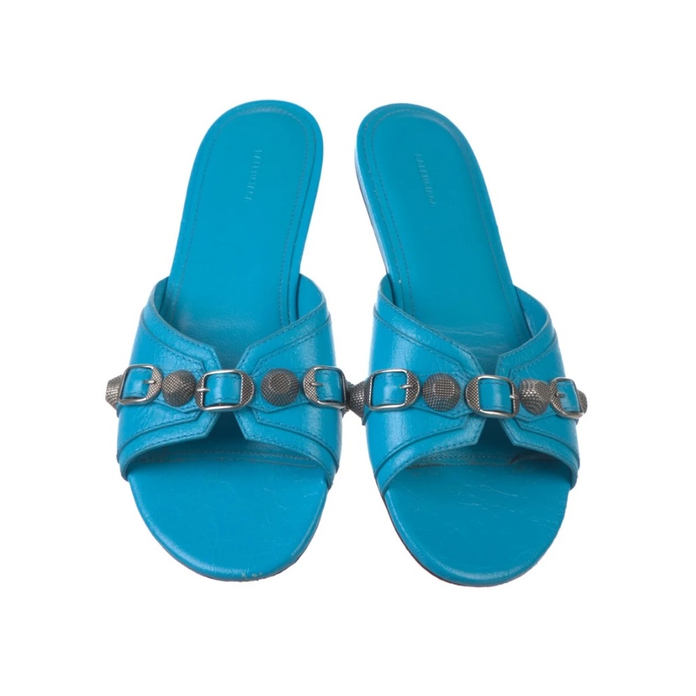 Balenciaga Cagole Sandal
Cyan (Womens) 37.5